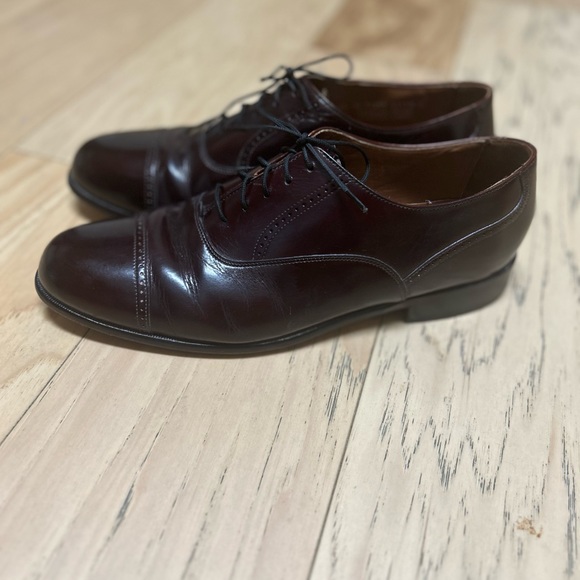 Leather Cap Toe Oxford Bostonian Classics First Flex Shoes (11 Medium) - Picture 3 of 15